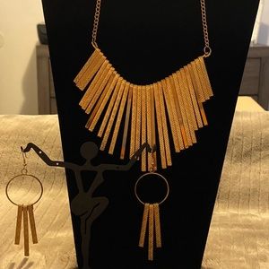 GOLD/COPPER NECKLACE SET